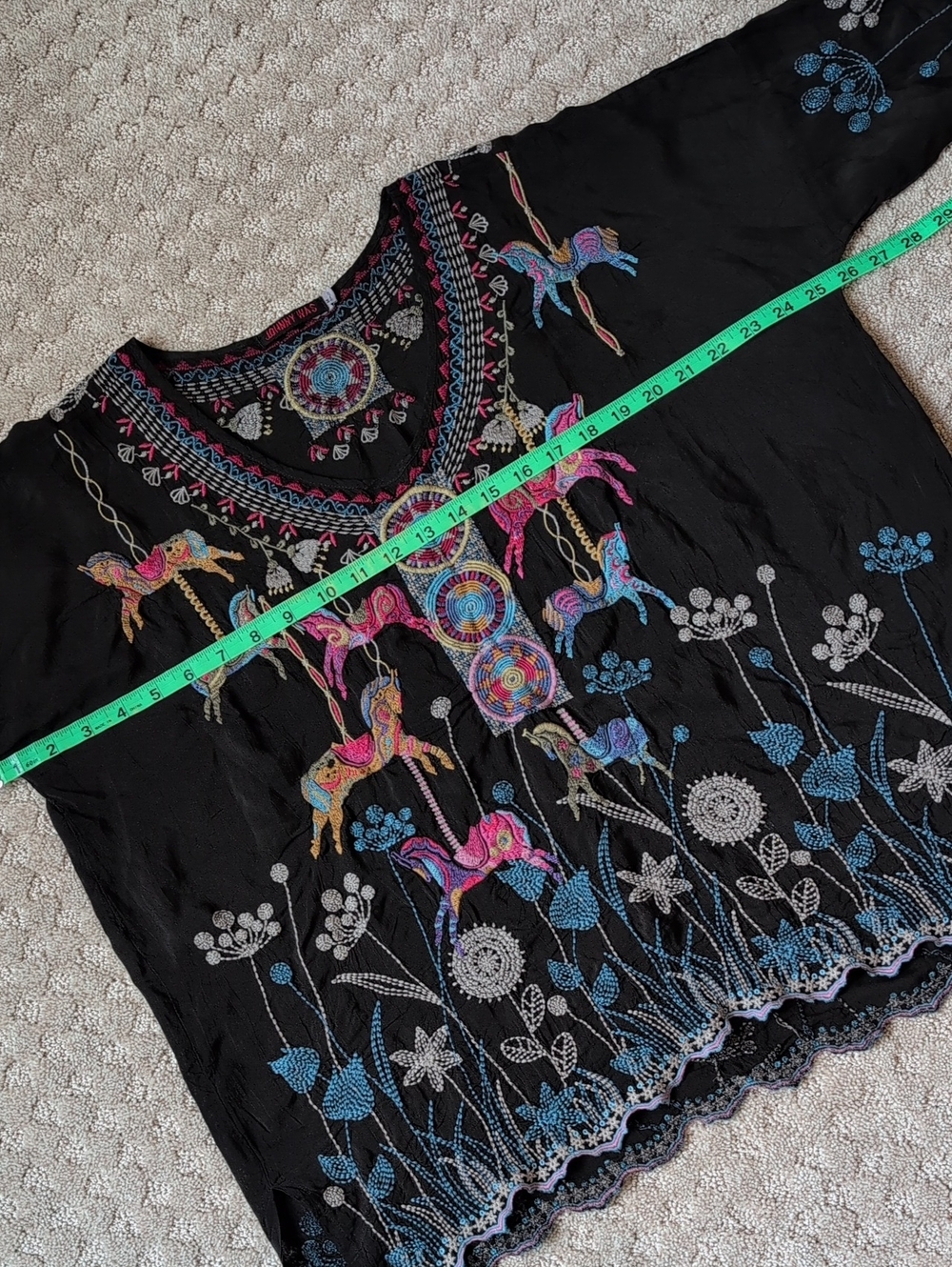 Johnny Was Carousel Embroidered Blouse - Picture 5 of 15